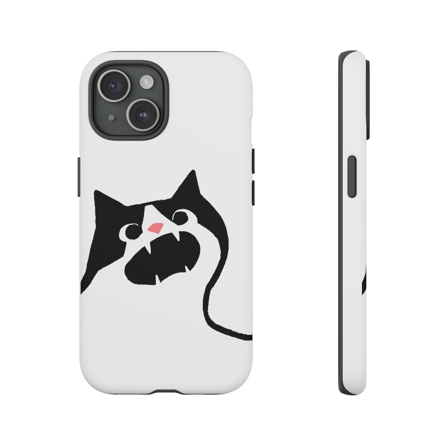 Existential Crisis Cat Dual Layer Phone Case