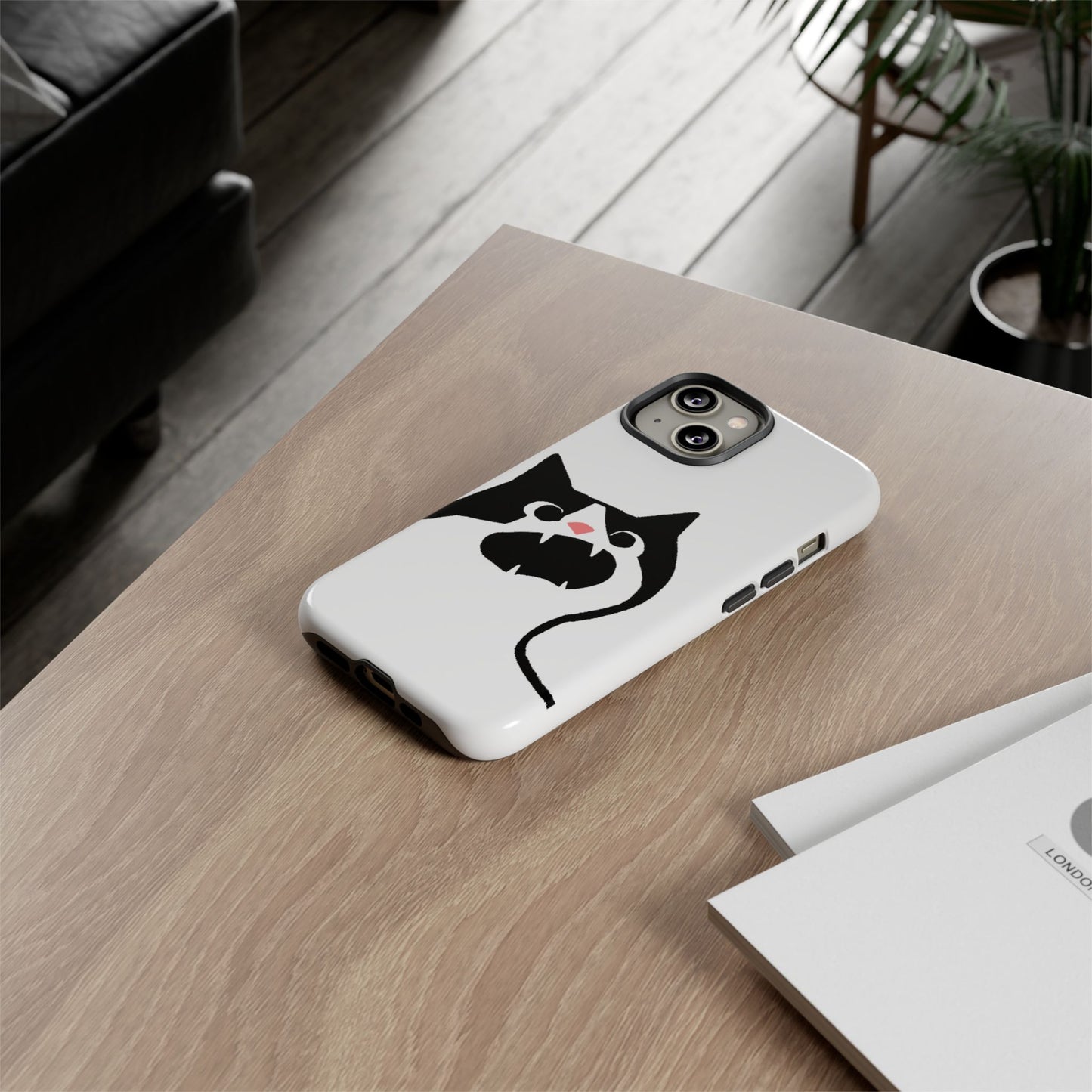 Existential Crisis Cat Dual Layer Phone Case