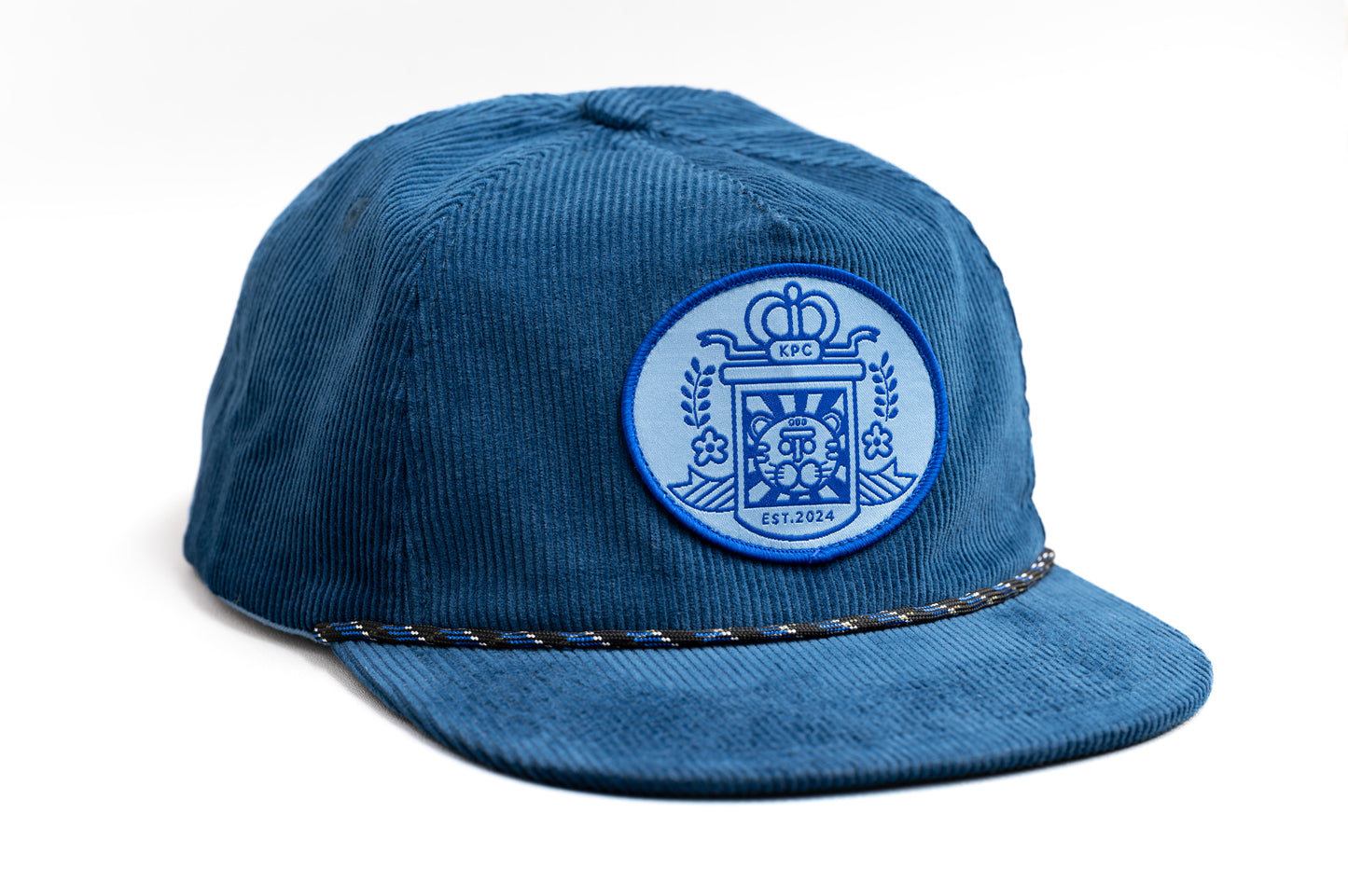 King Tiger Blue Corduroy Hat