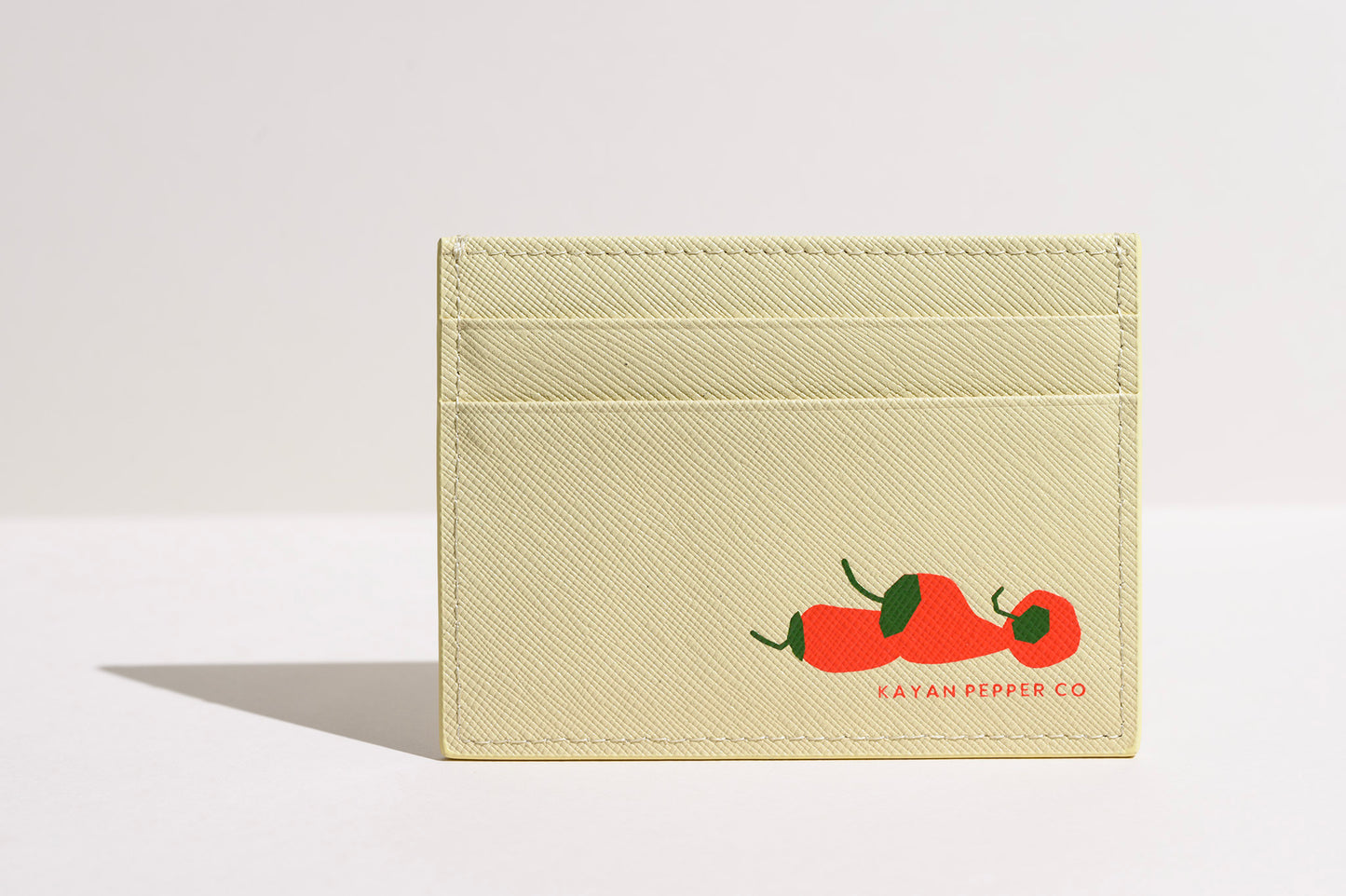 Kayan Pepper - Saffiano Leather Card Holder