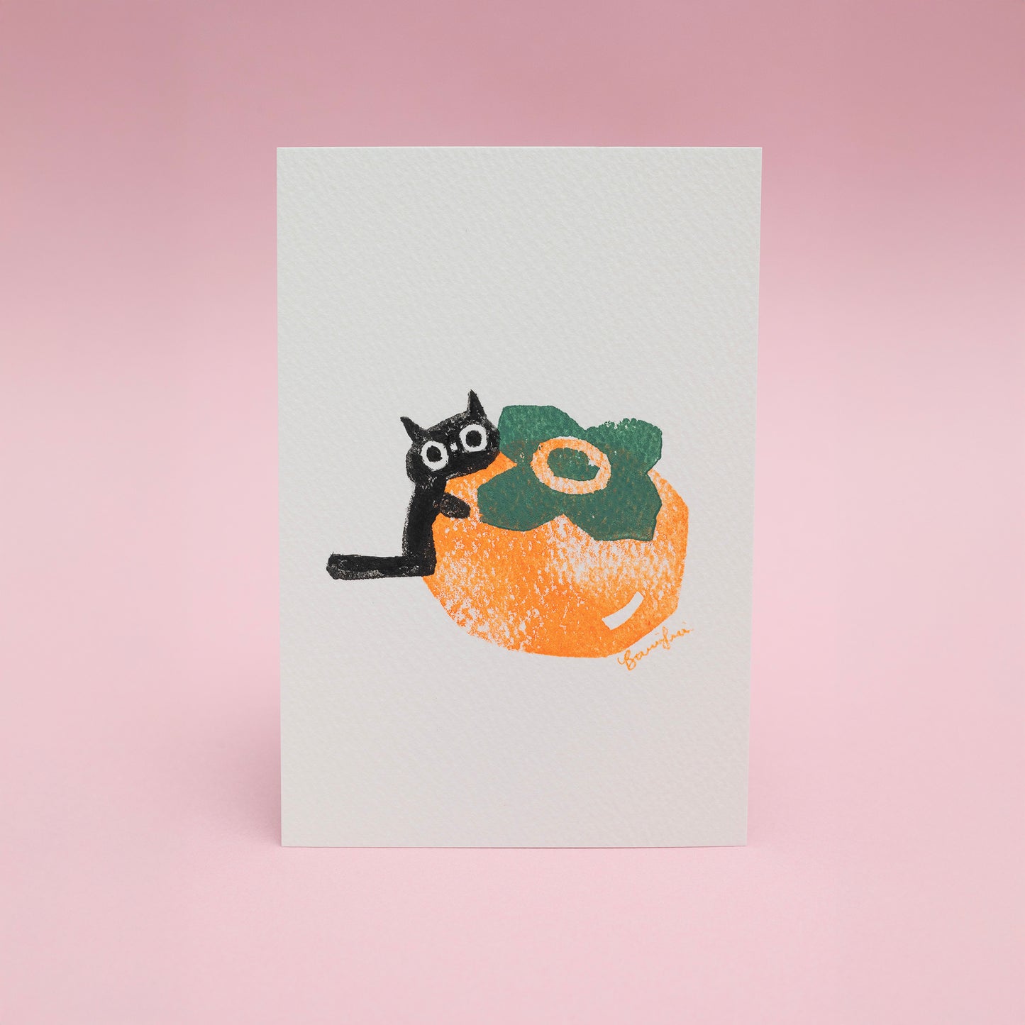 Persimmon Lover 4x6" Mini Print