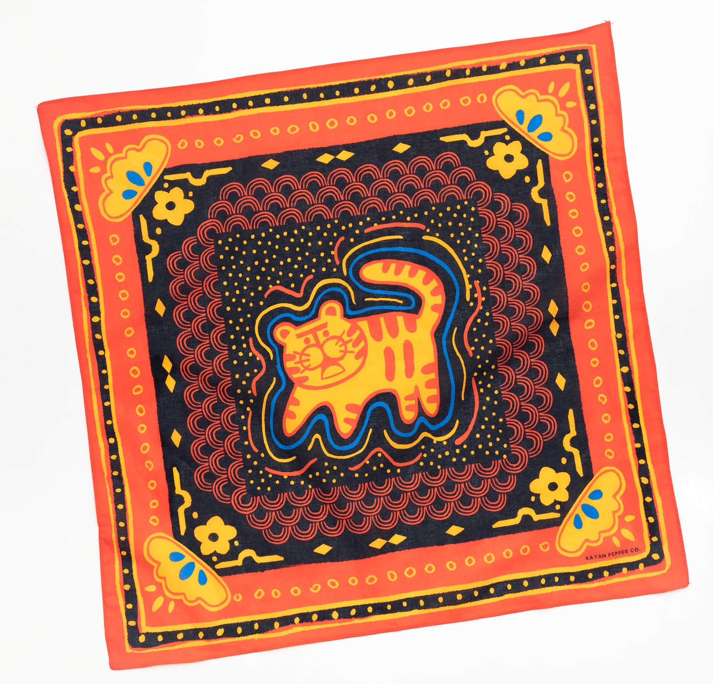 King Tiger Cotton Bandana