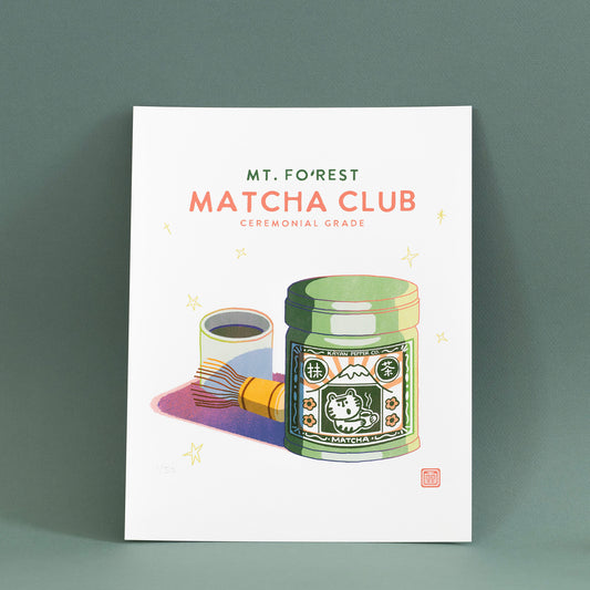 Matcha Club Limited Giclee Print