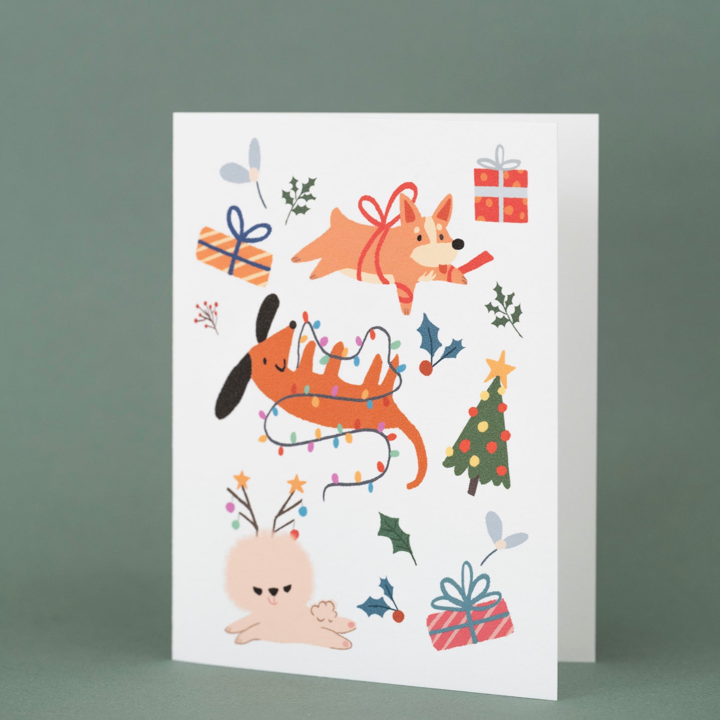 Dogs of Christmas - Holiday Greeting Card