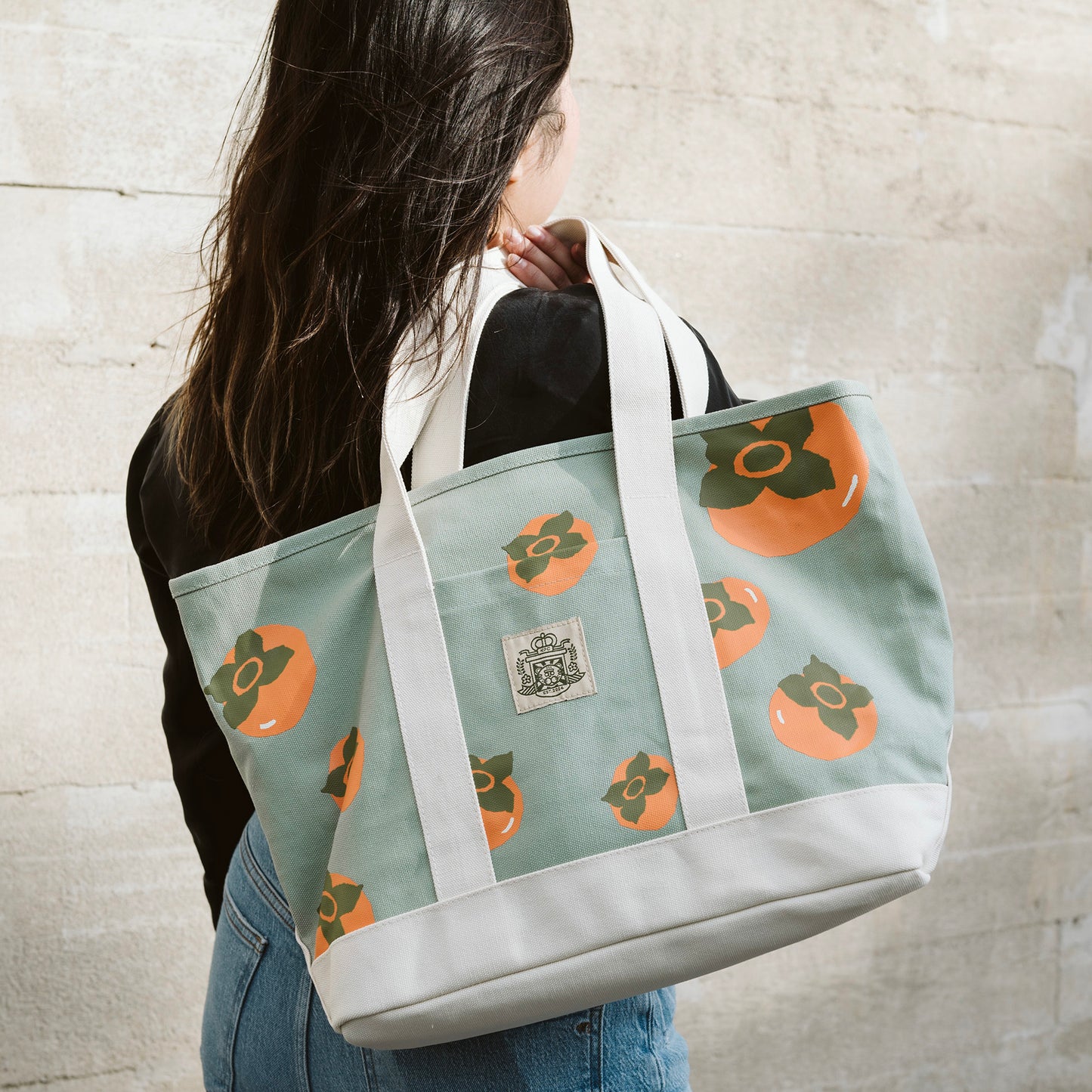 Persimmon Super Heavyweight Tote - Seafoam