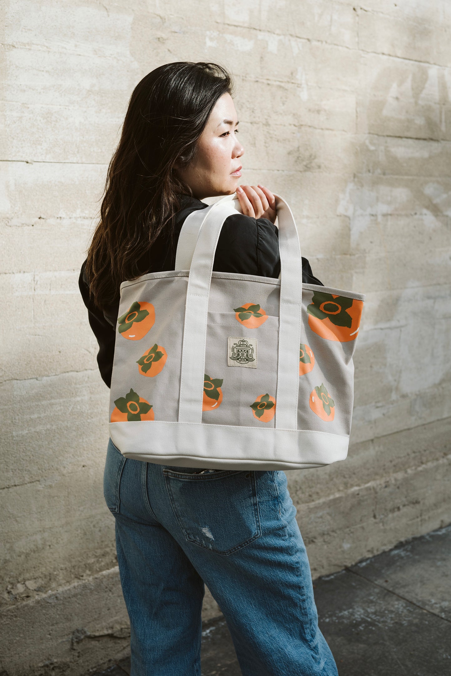Persimmon Super Heavyweight Tote - Gray