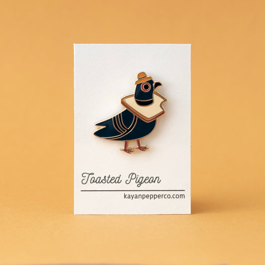 Toasted Pigeon - Enamel Pin