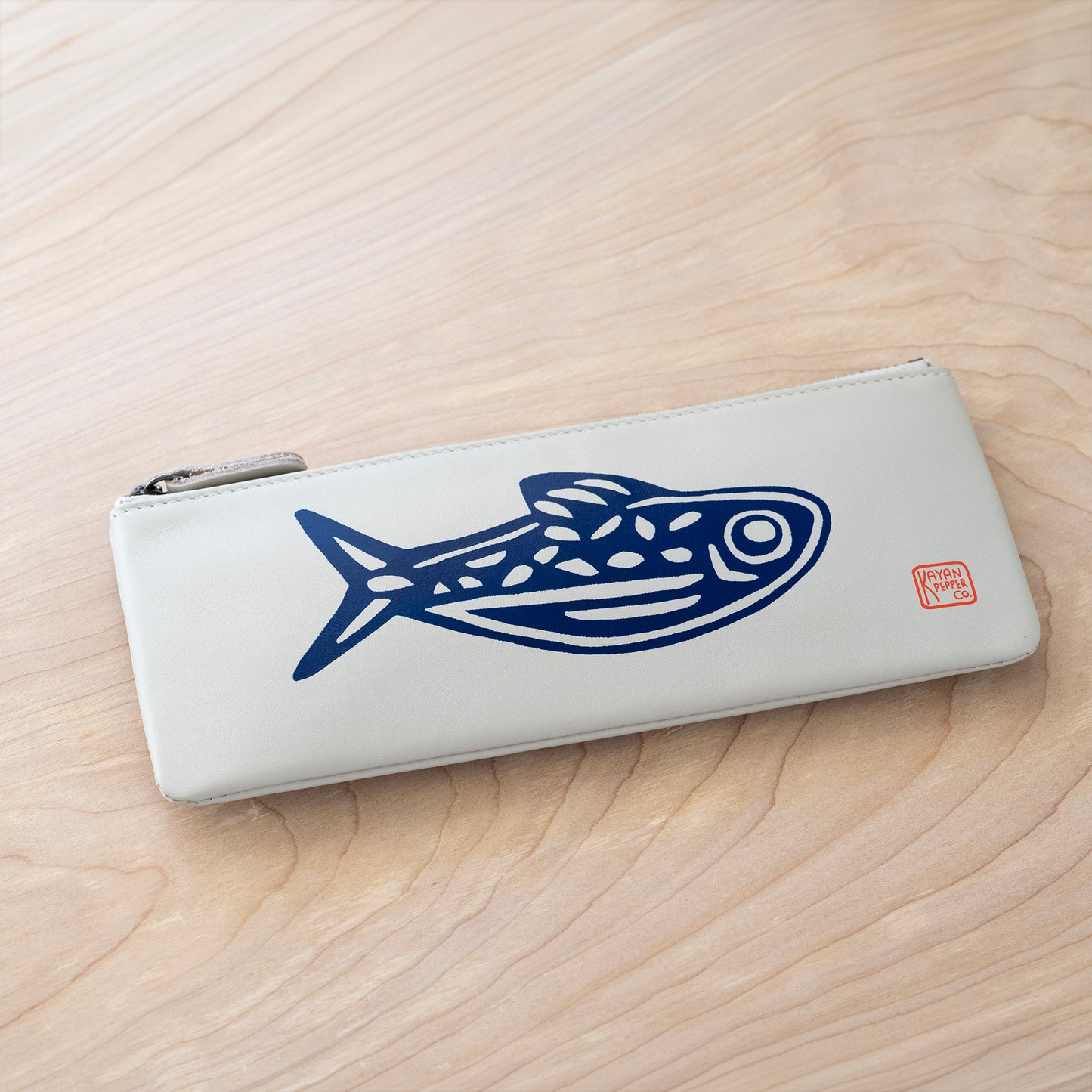 Big Fish Nappa Leather Pencil Case