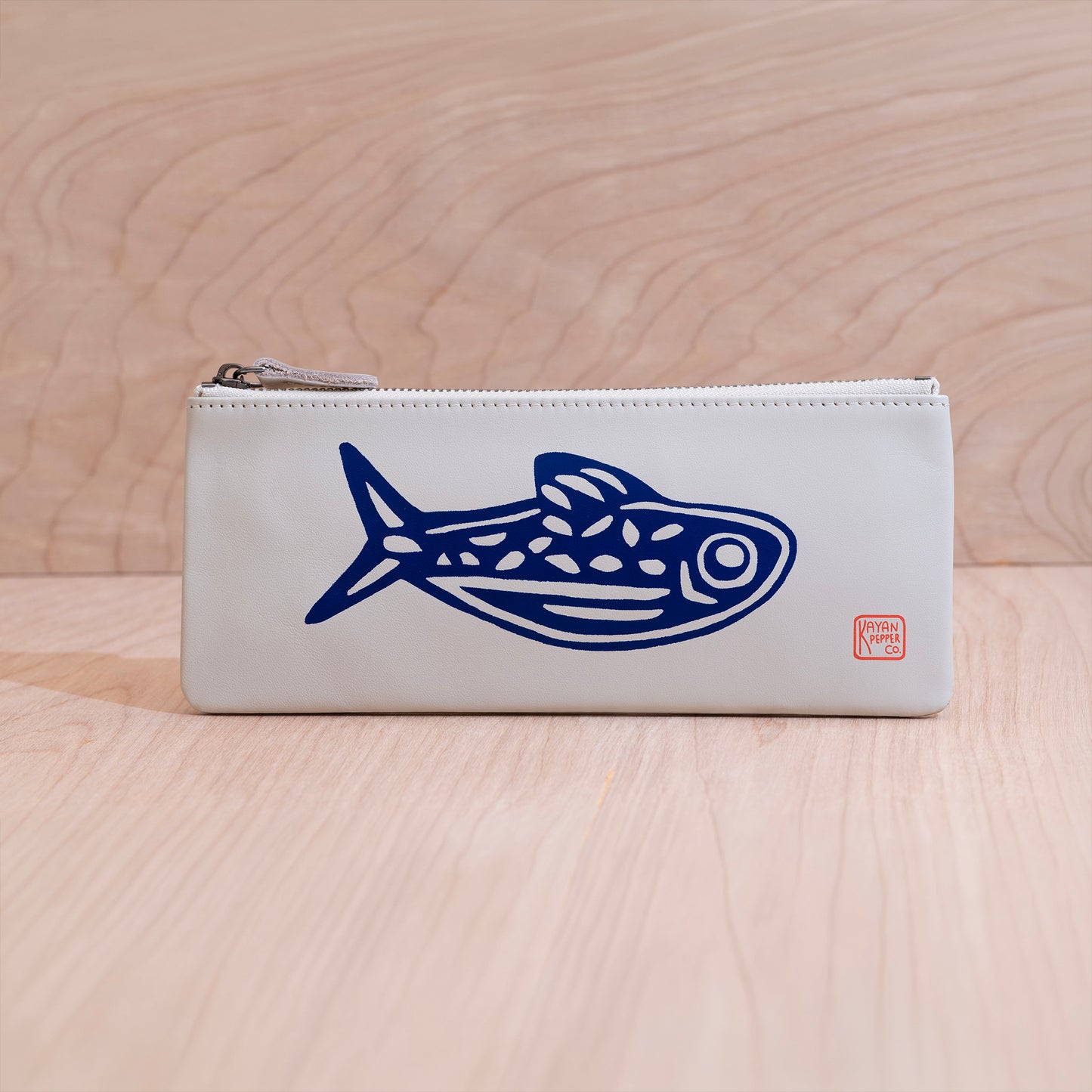 Big Fish Nappa Leather Pencil Case
