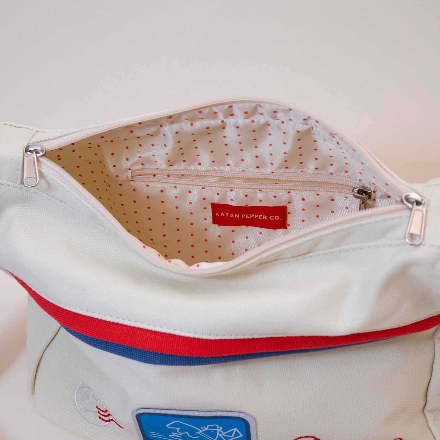 Kayan Postal Service Shoulder Bag - Cream White