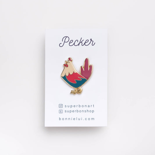 Pecker Hard Enamel Pin