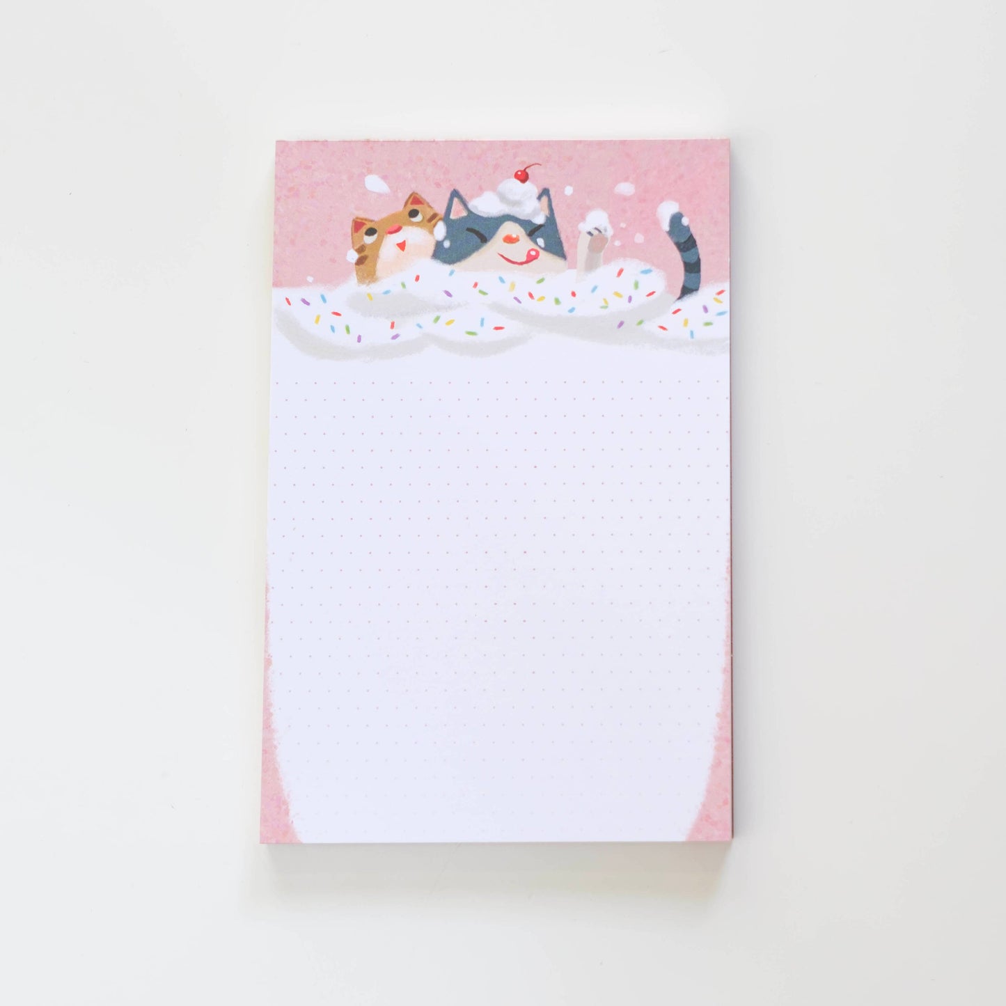 Whipped Cream Cat Notepad