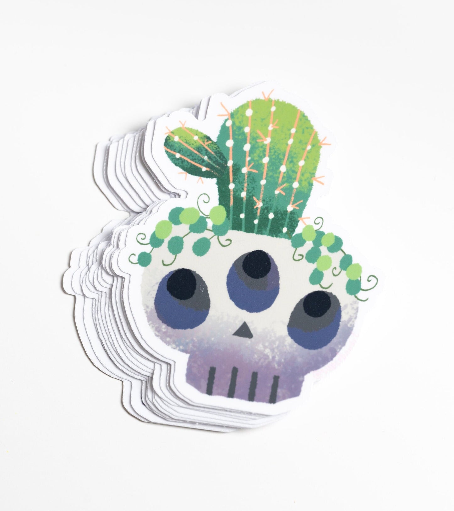 Skull Cactus - Halloween Sticker