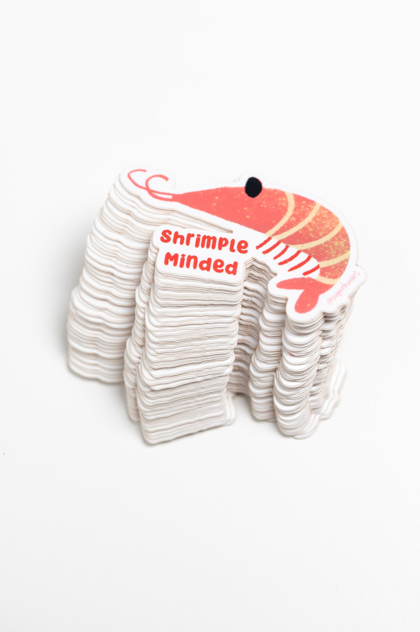 Shrimple Minded - Vinyl Sticker