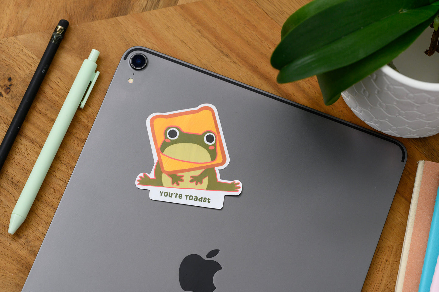 You're Toadst Vinyl Sticker - Cute Toad with a Taste for Vengeance