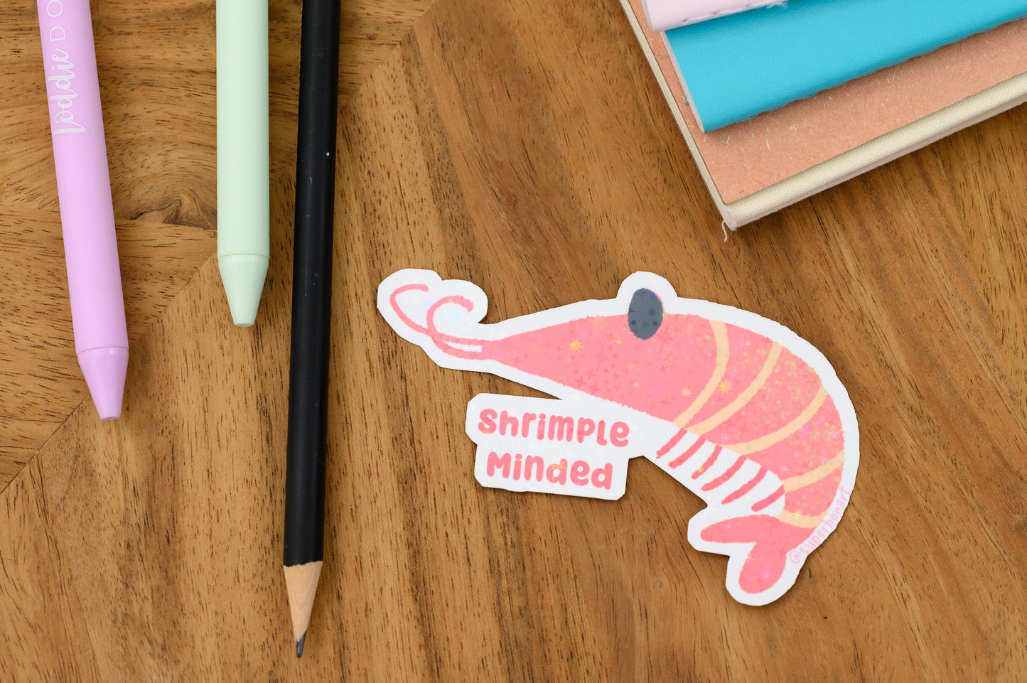 Shrimple Minded - Vinyl Sticker