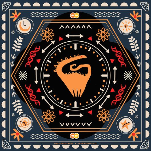 Time Traveller Mart x Kayan Pepper Co. Dino Bandana